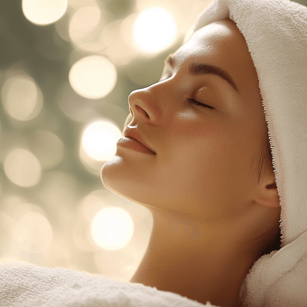 Tratamiento facial de cerca